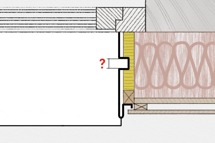 Breite Storenführung Darstellung